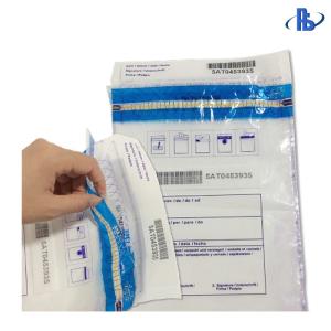 Opaque Plastic Tamper Proof Evidence Bags For Financial Institutions