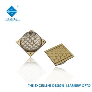 100W 395nm 60-90deg UVA LED COB Chip for UV Curing with Quartz Glass Lens