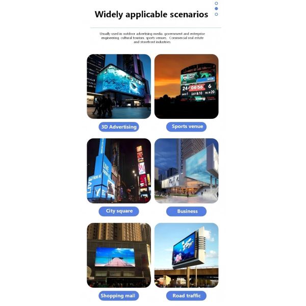 Outdoor Advertising led display High Brightness LED Display Screen