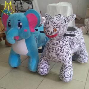 Hansel latest coin operated electric ride on plush elephant toy