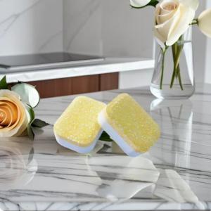 Biodegradable 15g Soild Dishwashing Cleaning Tablets Quick Dissolving