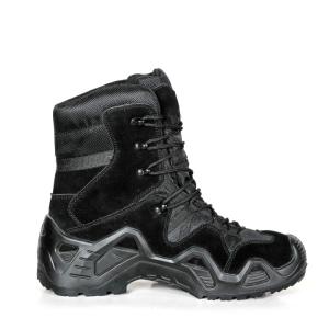 Mesh Lining Material Anti slip Shoes with Lace-up Closure Suede Geniune Leather