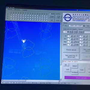 5500kg Computer Guided Quilting Machine 25.4mm Needle Distance