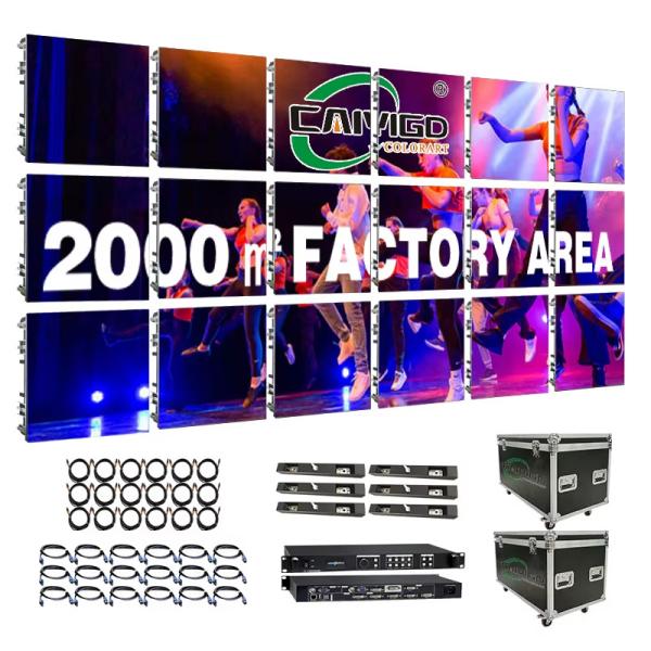 Stage P2 P3 P3.91 P5 Indoor LED Video Wall Screen with 1920x1080 Resolution and