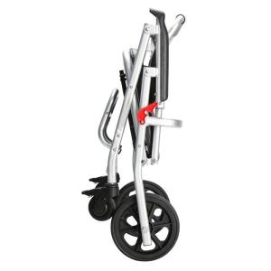 Folding Commode Shower Chair With Bedpan Home Care 26*56*87CM Black