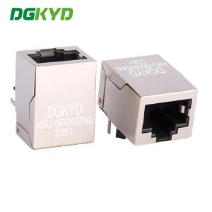 China KRJ-060WDNL RJ45 Power Grid Interface Connector With Filter Socket Interface Network Communication on sale