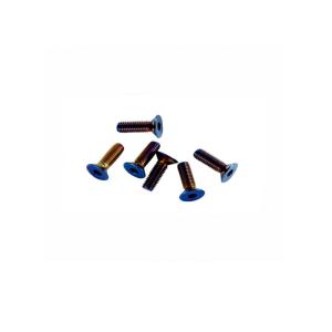 Automobiles Titanium MTB Bolts Blue Hexagon Socket Countersunk Head Screws