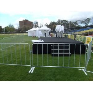 Electric Galvanized Temporary Fencing Crowd Control Barriers Metal Pedestrian