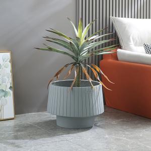 Wholesale Chic Fiber Clay Planter Elevate Your Plant Display with Minimalist Design from china suppliers