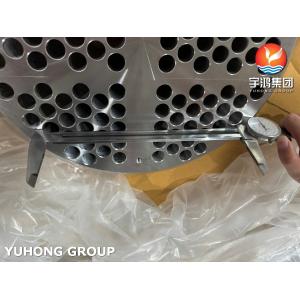 ASTM A403 TP304L Heat Exchanger Tube Sheet Rotated Triangular Design for High