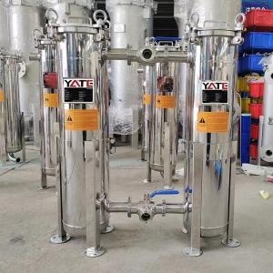 PP / PE Filter Material Stainless Steel Duplex Bag Filter Housing for Juice