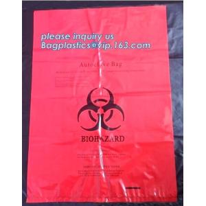 Heavy Duty Dustbin liner Plastic biohazard infectious waste, Biohazard Garbage