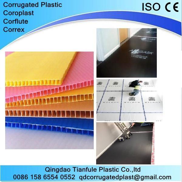 Quality Corona Treated Corrugated Plastic Sheets for sale