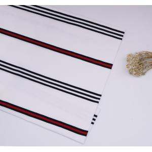 Wholesale Healthy And Breathable And Comfortable Striped Knit Fabric For T-Shirt from china suppliers