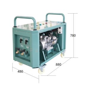 CM5000 2HP air conditioner freon recovery machine screw units refrigerant vapor