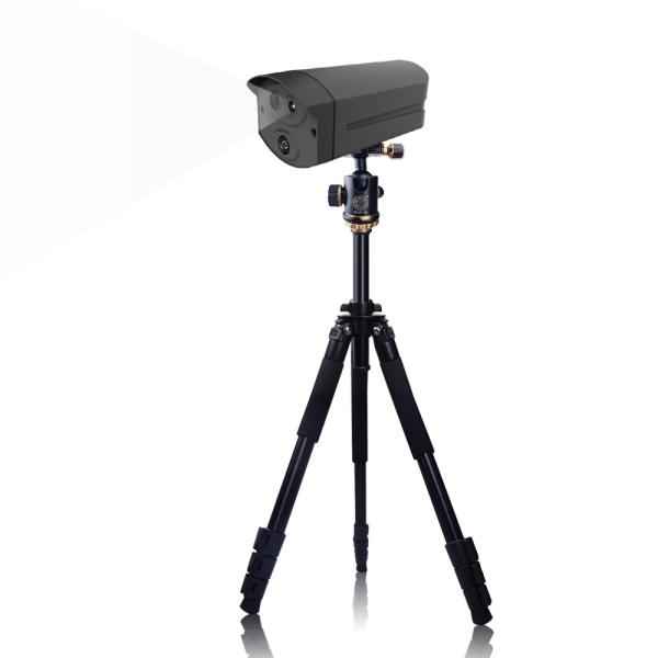 AI Face Recognition Temperature Detector CMOS Sensor 1.8m Adjustable For Public