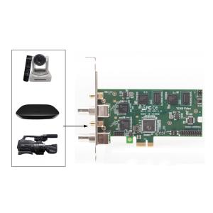 PCIe 2 Channel HD SDI Video Capture Card for PC H.264 Encoding 1920x1080P60