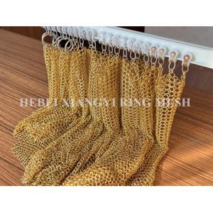 Stainless Steel Architectural Wire Ringmesh Chainmail For Decoration Curtain