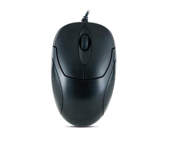 3D ergonomic design, dual PS/2 and USB interfaces, customizable colors, and
