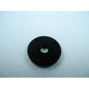 Wholesale Custom Machined Aluminum Parts Round Alunimum disc with M3 thread type 2-dye black from china suppliers