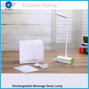 Battery Operated Modern Desk Lamp , LED Nightstand Lamp Rechargeable