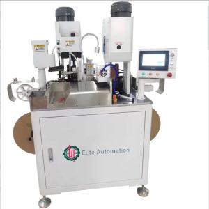 AC220V Fully Servo Double Head Terminal Machine With LCD Screen