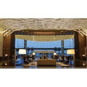 Hand Woven Crystal Cloud Chandelier Custom Crystal Ribbon Lamp Art Deco High