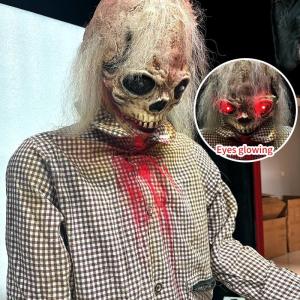 Pneumatic Horrible Haunted House Ghost Props Sound Control Halloween Corpse