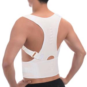 Adjustable body posture corrector with magnets back support belt S-XXL size