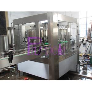 SUS304 Juice Milk / Can Filling Line With Negative Pressure