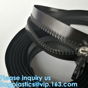 Airtight Slider Zipper, TPU Weldable Isolation For Diving Suit, TPU Coated Tape,