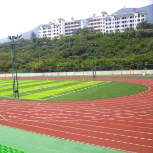 11mm Thickness SBR Reclaimed Rubber Jogging Track Non Pollution