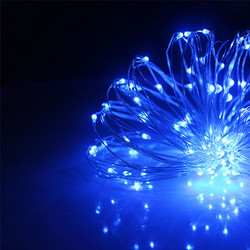 Festive outdoor copper string light 10m 20m remote control timing battery USB