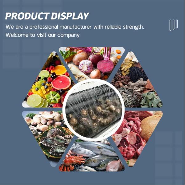 Automatic Industrial Root Vegetable Cleaning and Washing Machine with Easy Operate