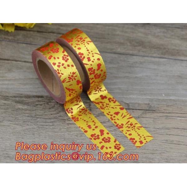 foil tape custom printed decorative washi foil tape,Assorted Designs Christmas