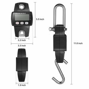 OEM/ODM Supported Portable Mini Crane Scale with 300 kg 660 lb Capacity ABS