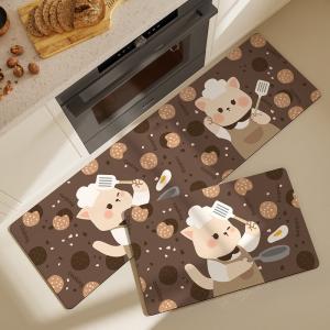 Diatom Mud Household Bathroom Carpet Door Mat Square Shape Quick-drying and