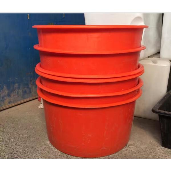 600L Plastic Cattle Drinking Troughs , Poly Open Top Aquaculture Tank With Lids