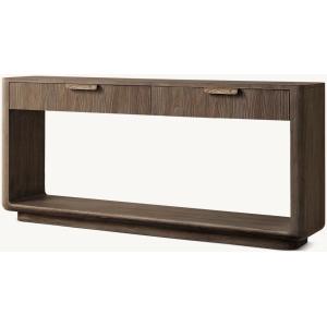 CT-006 Bedroom Modern Console Table Furniture With Roller Shutter Door Cabinet