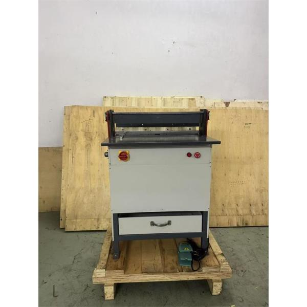 Quality Heavy Duty Paper Book Notebook Calender Hole Punch Punching Machine Double Wire Closing Binding Machine Equipment for sale