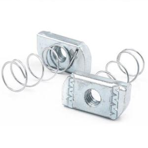 Class4.8 Carbon Steel Nuts And Washers Gavalnized M10 Spring Nuts