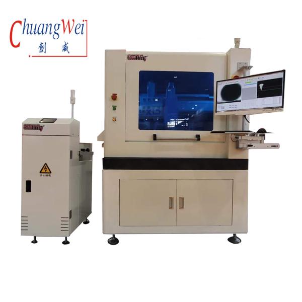 Quality High Efficiency PCB Router Machine Inline High Cutting Accuracy With Break Blade Checking for sale
