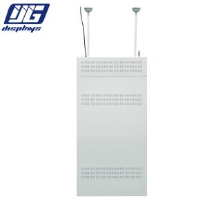 Metal Material Wall Hanging LCD Advertising Display Single Side Frame Type