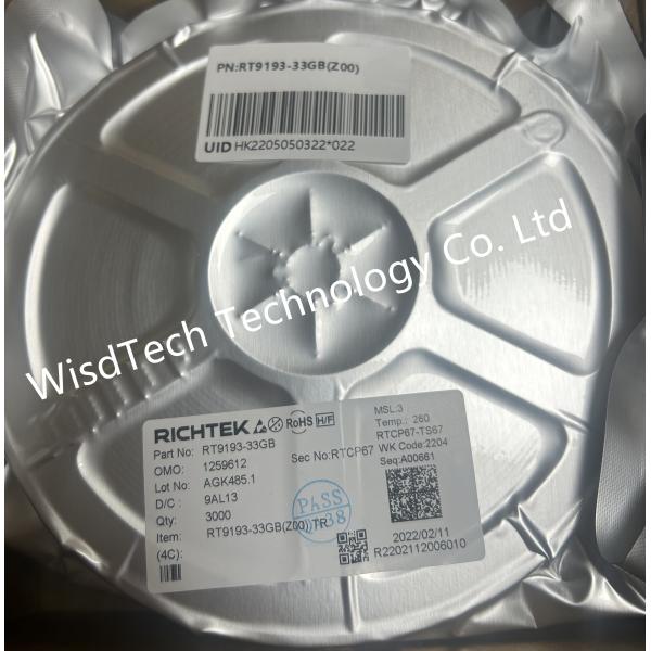 RT9193-33GB LDO Voltage Regulators 300mA Ultra-Low Noise Ultra-Fast CMOS LDO