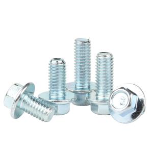 Aluminum Flanged Hexagon Bolts M6 Galvanized Hex Bolt For Furniture And