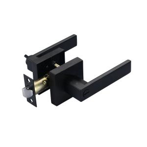 Wholesale Cp Mb Orb Finish Tubular Lever Door Lock Changeable Square Corner 1&quot;X2-1/4&quot; 25x57mm from china suppliers