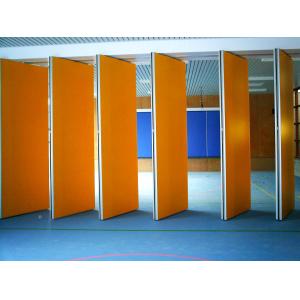 Aluminium Frame Restaurant Movable Partition Walls , Multi Color Soundproof
