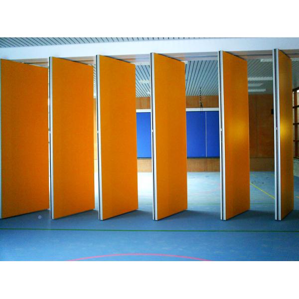 Aluminium Frame Restaurant Movable Partition Walls , Multi Color Soundproof