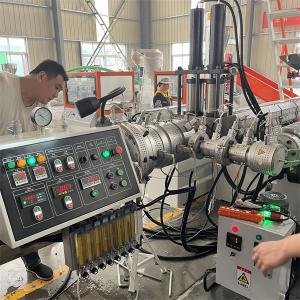 PE HDPE PPR Three Layer Single Screw Extruder For 32mm 40mm 63mm Plastic Pipe