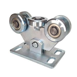 Wholesale 80x80mm Automatic Sliding Electric Cantilever Gate Wheel Carriage 8mm Base Plate from china suppliers